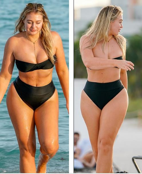 Nàng mẫu ngoại cỡ 9x tự tin khoe dáng tròn đầy gợi cảm với bikini ảnh 8