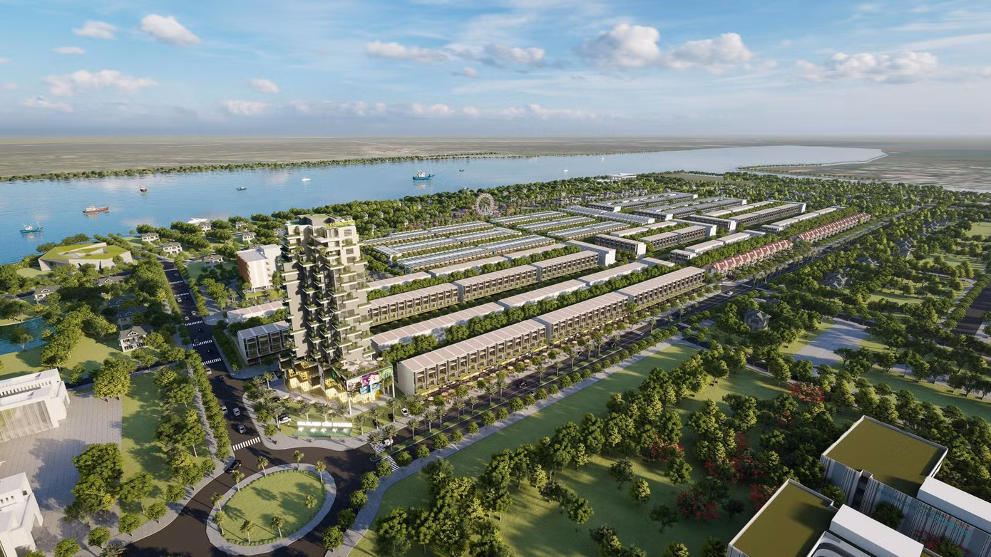 Phối cảnh dự án Goldland Cồn Khương Cần Thơ. Ảnh: Công ty TNHH Bất động sản An Khương. Phối cảnh dự án Goldland Cồn Khương Cần Thơ. Ảnh: Công ty TNHH Bất động sản An Khương.