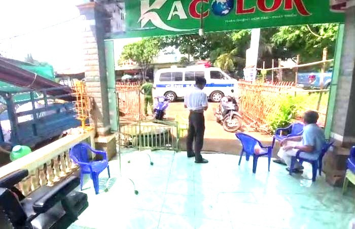 Cơ quan chức năng khám nghiệm hiện trường