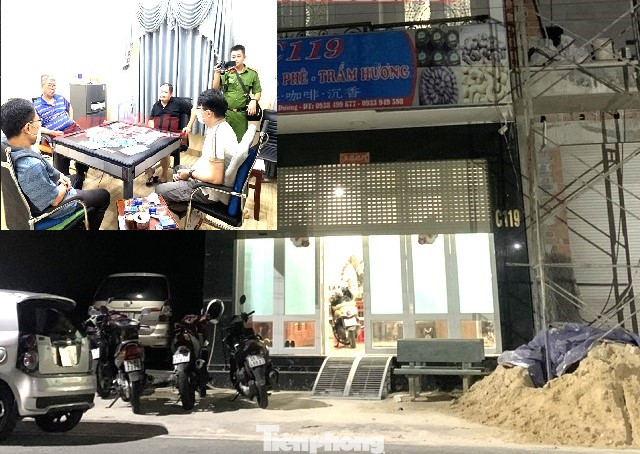 Công an Bình Dương triệt xóa điểm đánh bạc của người nước ngoài Ảnh: Công an tỉnh Bình Dương