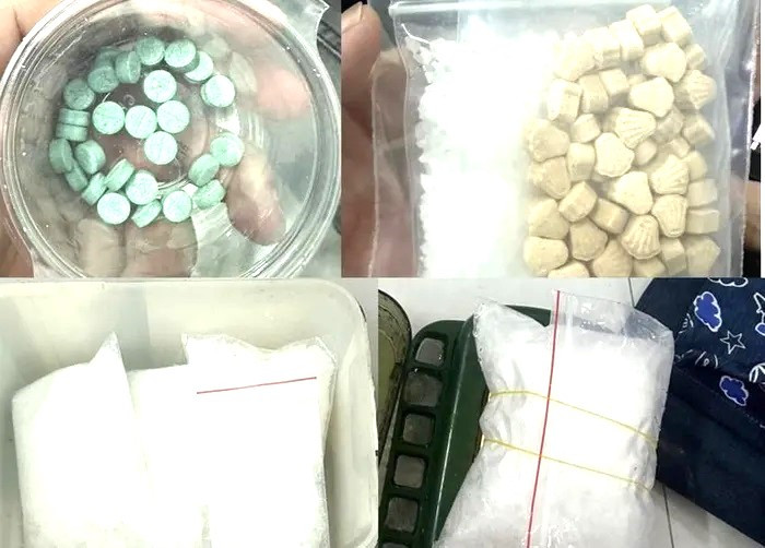 Tang vật công an thu giữ