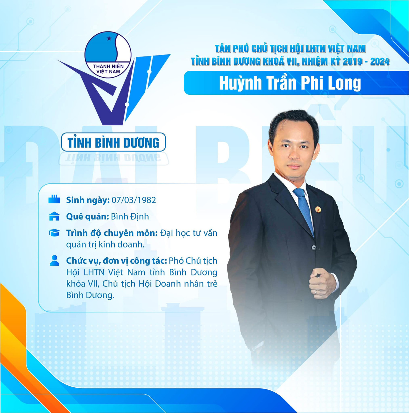 Tân Phó Chủ tịch Hội LHTN Việt Nam tỉnh Bình Dương