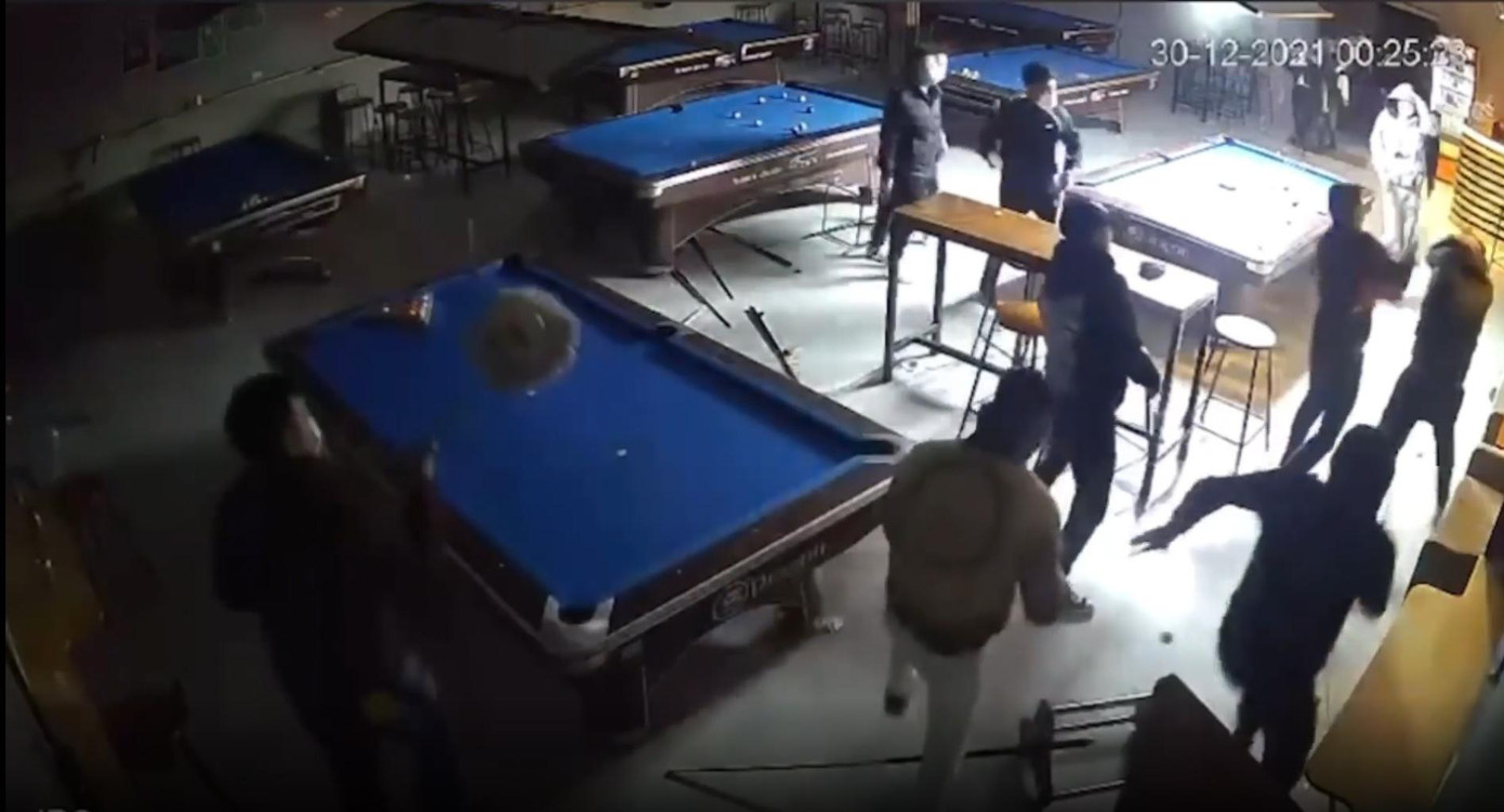 Camera ghi lại vụ việc.