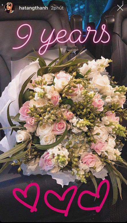 Hà Tăng chia sẻ món quà giản dị chồng tặng nhân dịp 9 năm yêu nhau ảnh 1