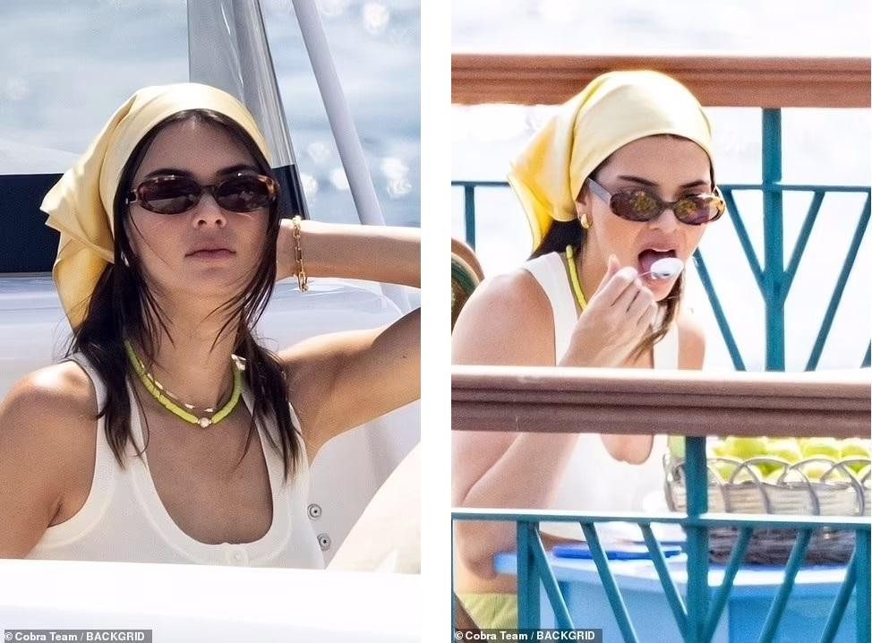 Không chỉ gây &quot;bão&quot; về gu thời trang và thân hình, Kendall còn sở hữu gương mặt xinh đẹp, làn da mịn màng.