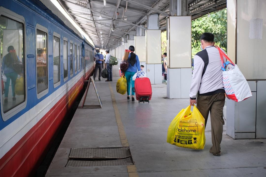 Lượng khách đang tăng từng ngày cận Tết Nguyên đán Nhâm Dần.