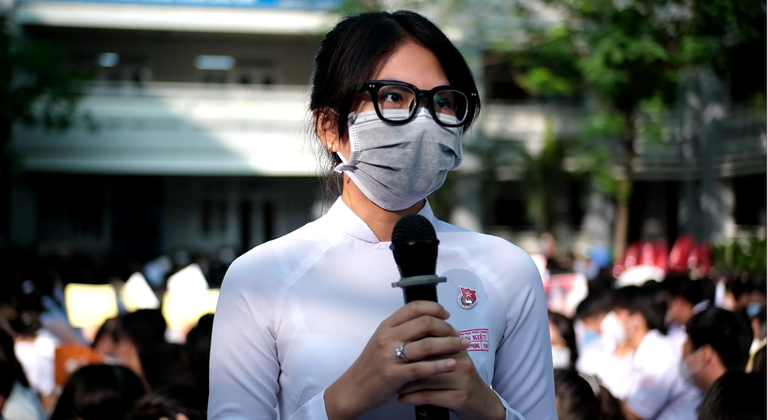 Đông đảo các em học sinh đã cởi mở, chia sẻ những câu chuyện đẹp về tình bạn trong môi trường học đường, định hướng việc xây dựng tình bạn đẹp trong học sinh.