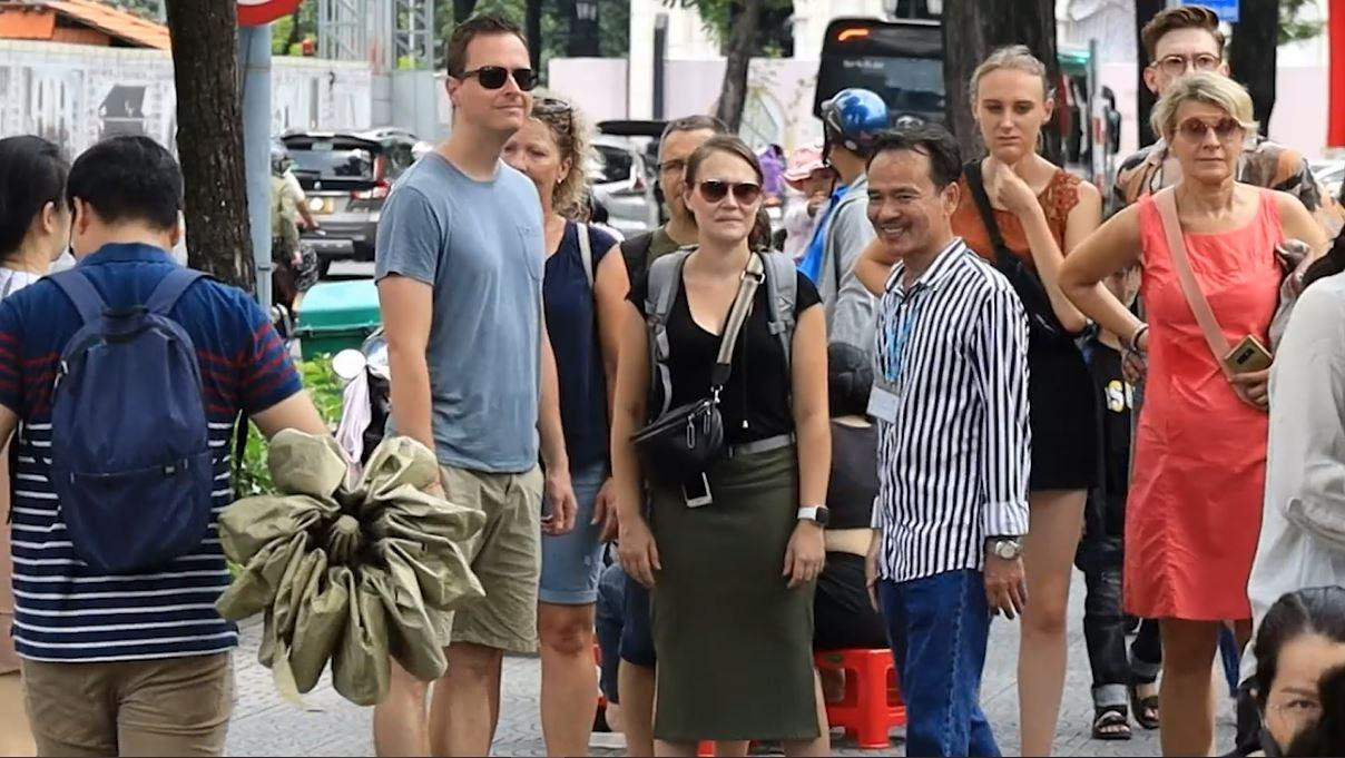 Kỳ nghỉ lễ Quốc khánh 2/9 năm nay thu hút khá đông du khách nước ngoài đến TPHCM tham quan, du lịch.