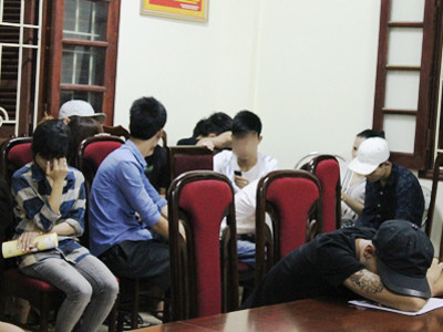 Nhiều đối tượng bị bắt vẫn còn rất trẻ.