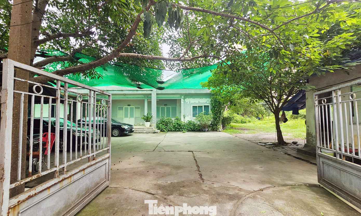 Trụ sở công ty vẫn hoạt động, có bảo vệ để trông coi khu đất dự án. Trụ sở công ty vẫn hoạt động, có bảo vệ để trông coi khu đất dự án.