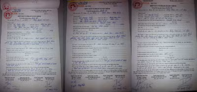Một số biên bản có dấu hiệu bị sửa chữa, làm sai lệch
