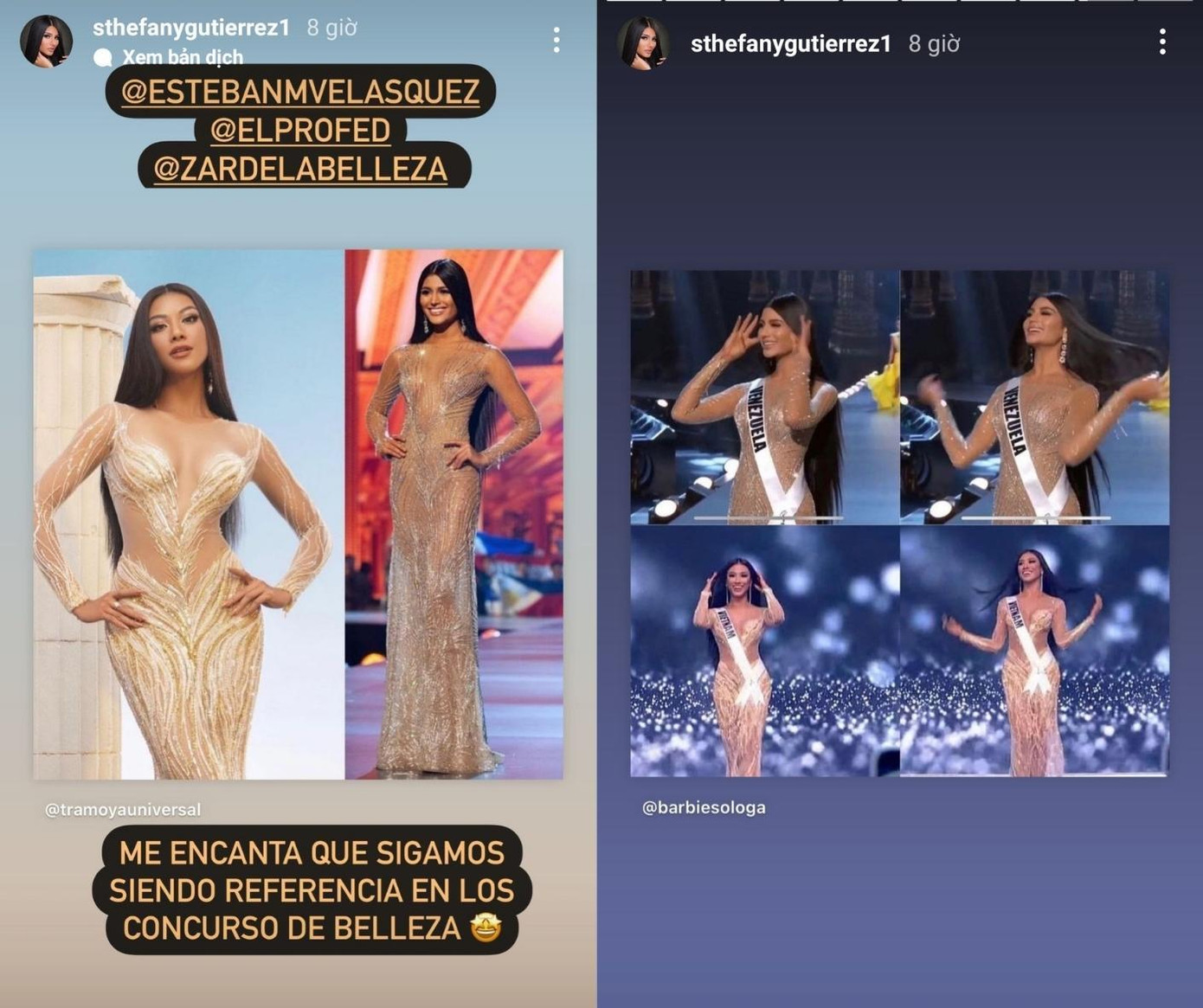 Hai story gây chú ý của Á hậu 2 Miss Universe 2018.