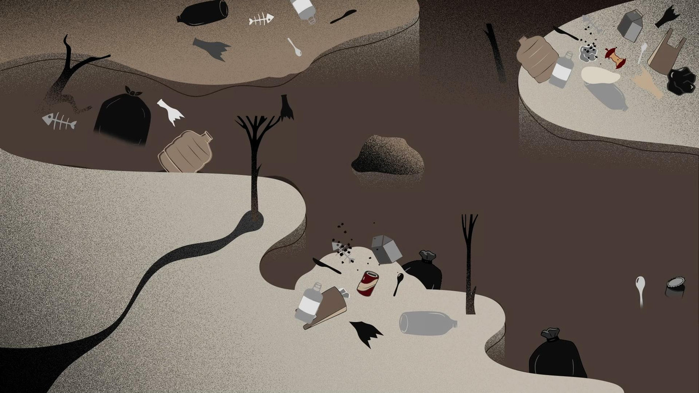 Con sông Mekong đang phải chịu ô nhiễm nghiêm trọng bởi rác thải sinh hoạt.