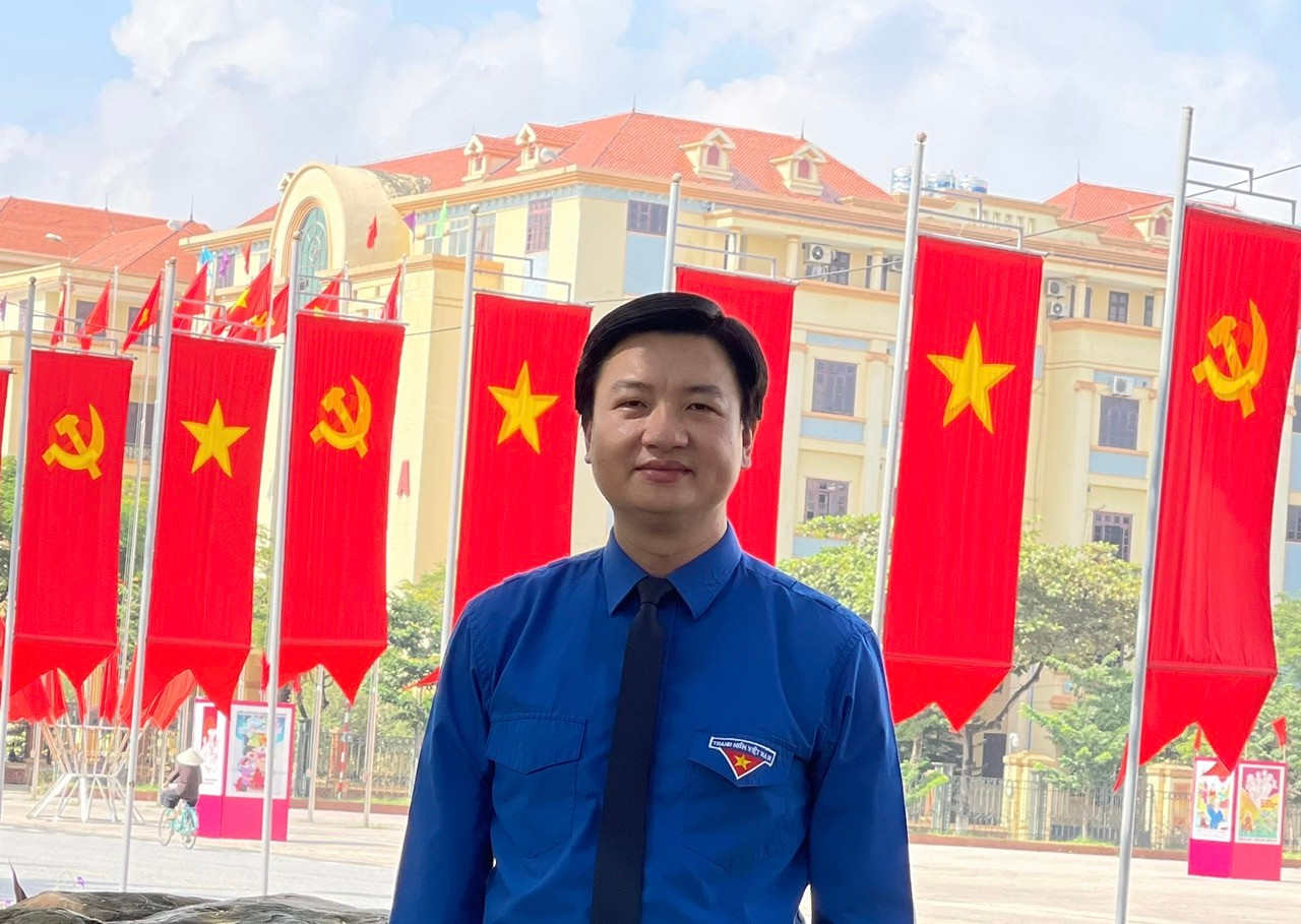 Anh Trần Ngọc Nam - Bí thư Tỉnh Đoàn, Chủ tịch Hội LHTN Việt Nam tỉnh Hà Nam.