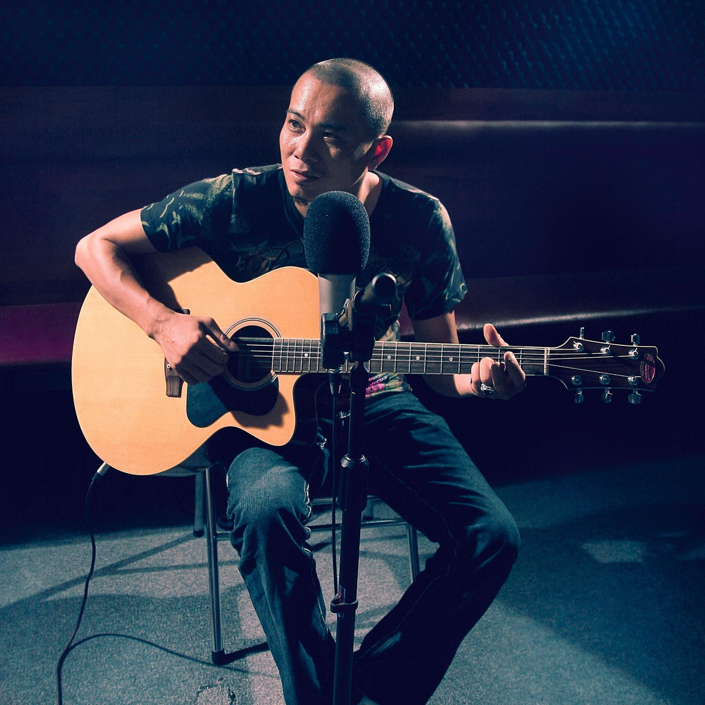 Nhạc sĩ Tuấn Gà. Ảnh: Nguyễn Lê Tâm