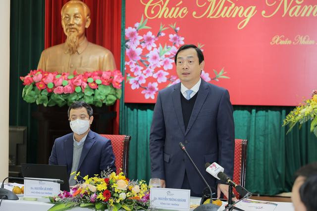 Tổng cục trưởng Nguyễn Trùng Khánh thông tin về kịch bản đón khách từ 15/3. Ảnh: Minh Khánh Tổng cục trưởng Nguyễn Trùng Khánh thông tin về kịch bản đón khách từ 15/3. Ảnh: Minh Khánh