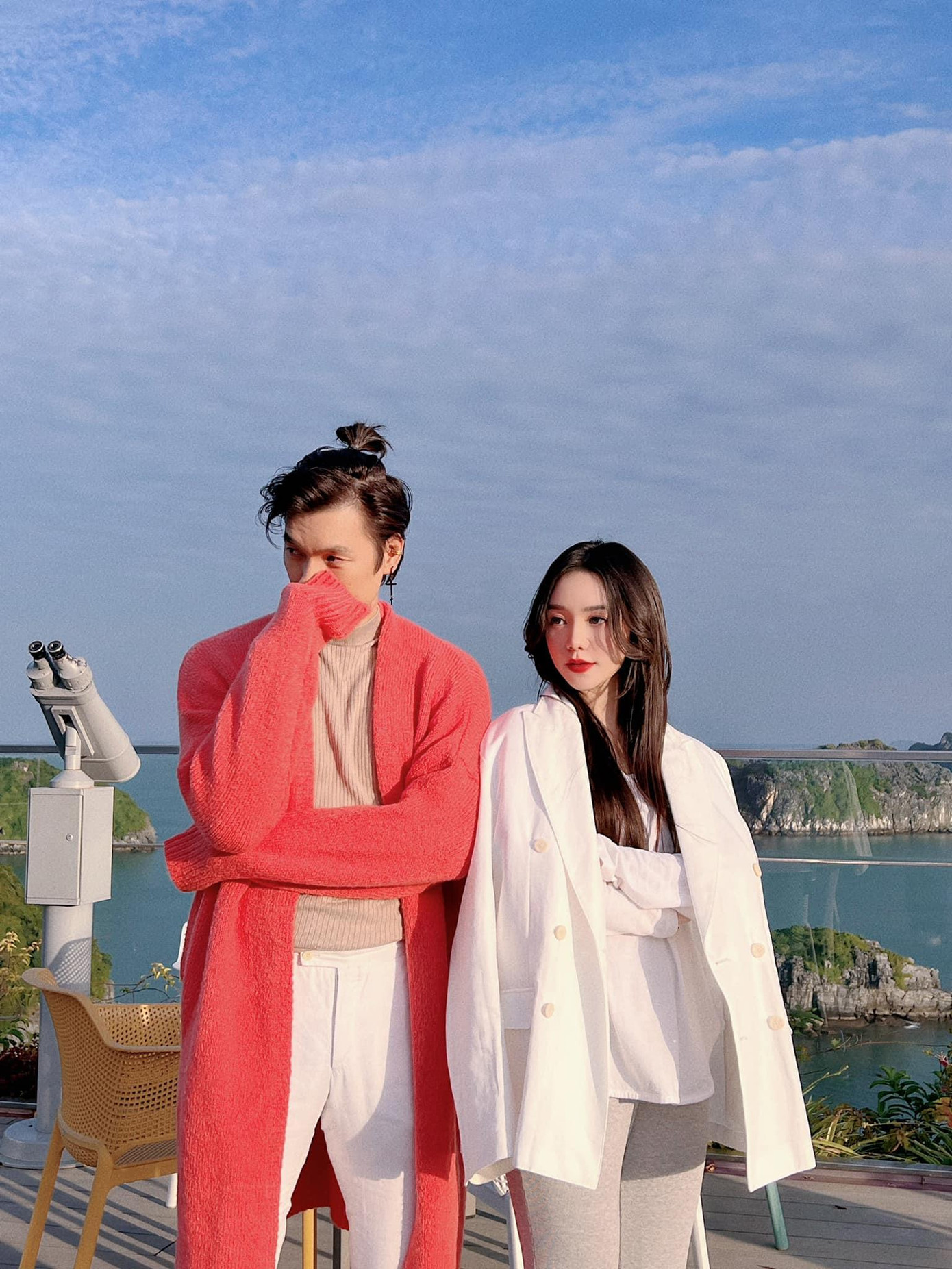 Quỳnh Kool và Nhan Phúc Vinh sánh vai trong Anh có phải đàn ông không.