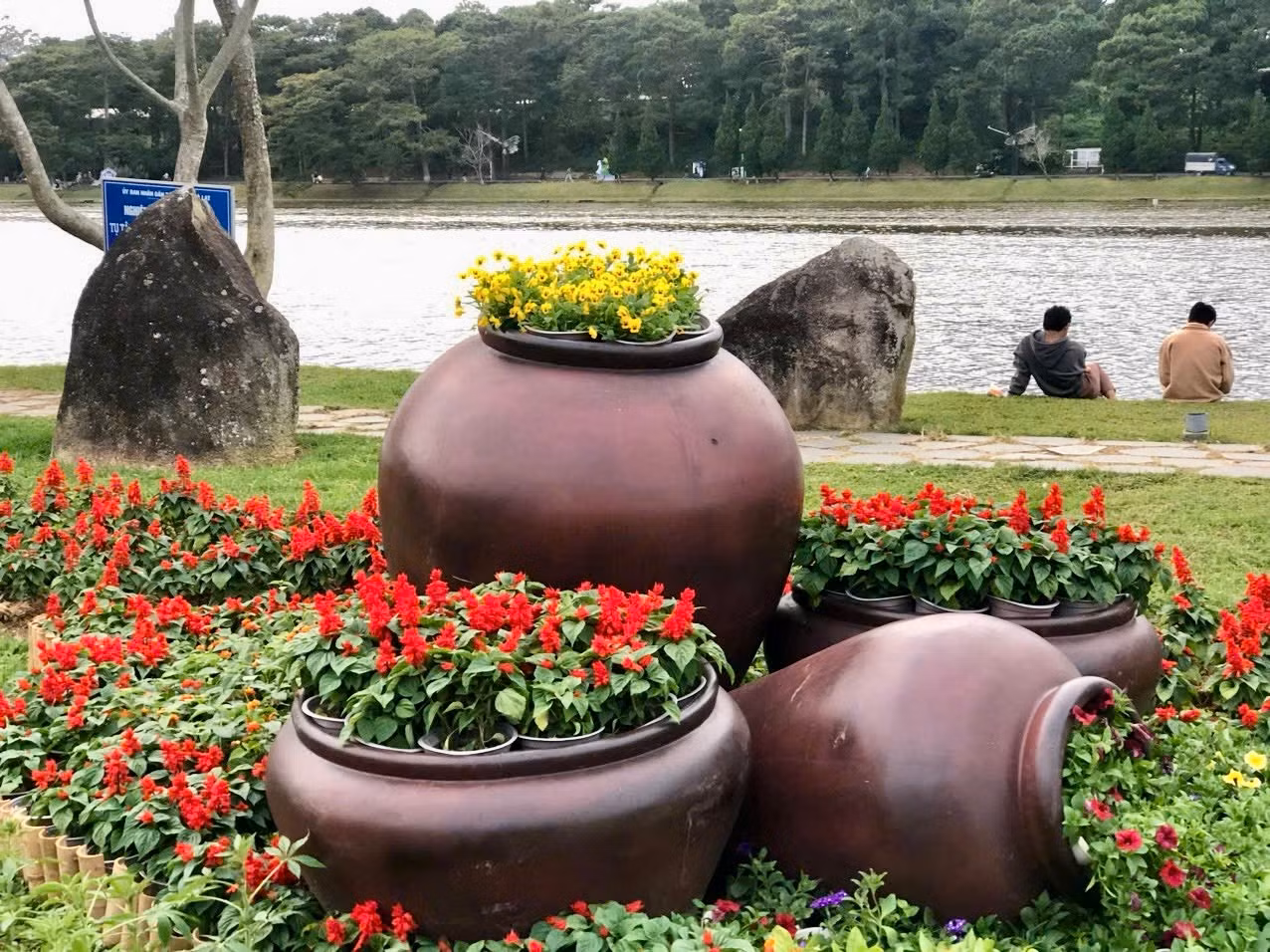 Nhiều tiểu cảnh quanh hồ Xuân Hương hứa hẹn sẽ là điểm check-in lý tưởng cho người dân và du khách.