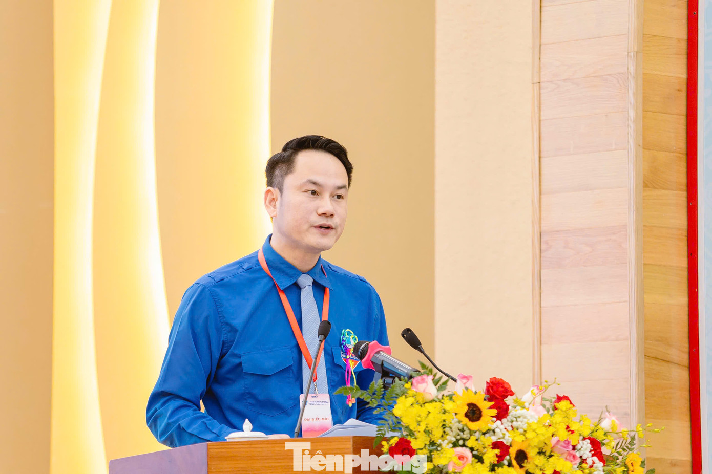 Anh Nguyễn Kim Quy - Phó Chủ tịch thường trực Trung ương Hội LHTN Việt Nam phát biểu Anh Nguyễn Kim Quy - Phó Chủ tịch thường trực Trung ương Hội LHTN Việt Nam phát biểu