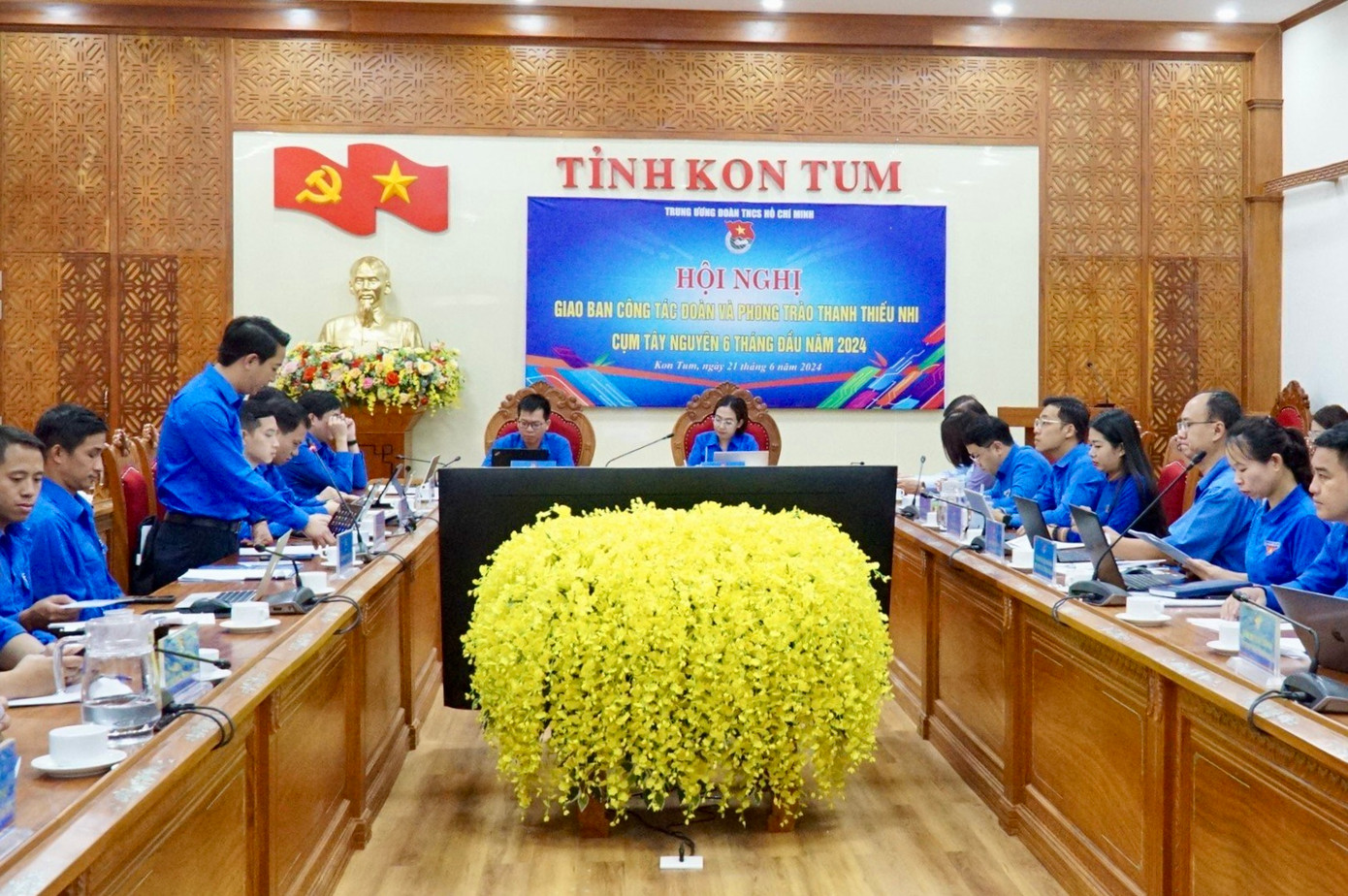 Toàn cảnh Hội nghị giao ban cụm Tây Nguyên