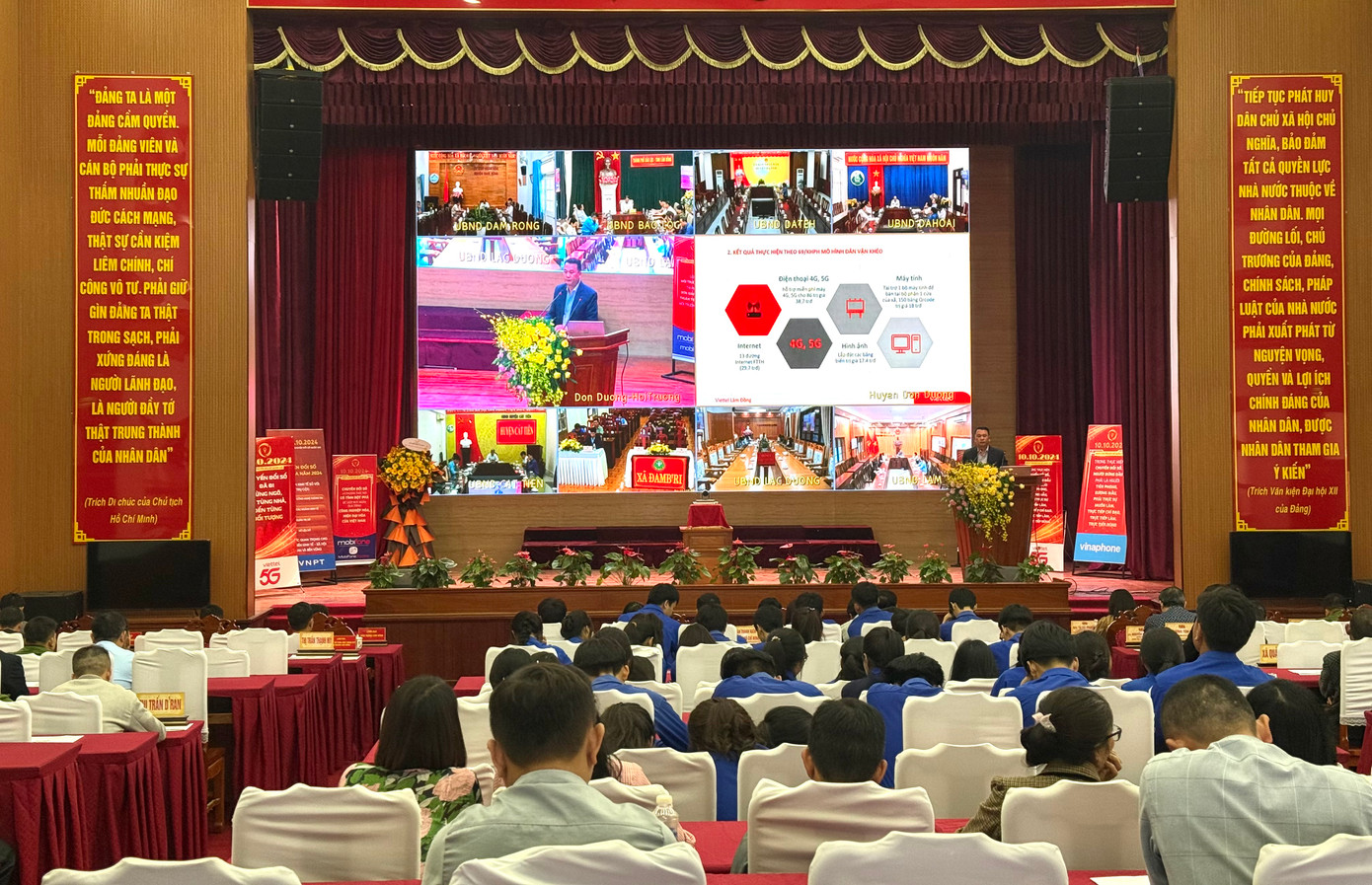 Toàn cảnh chương trình Ngày chuyển đổi số quốc gia 2024 tỉnh Lâm Đồng