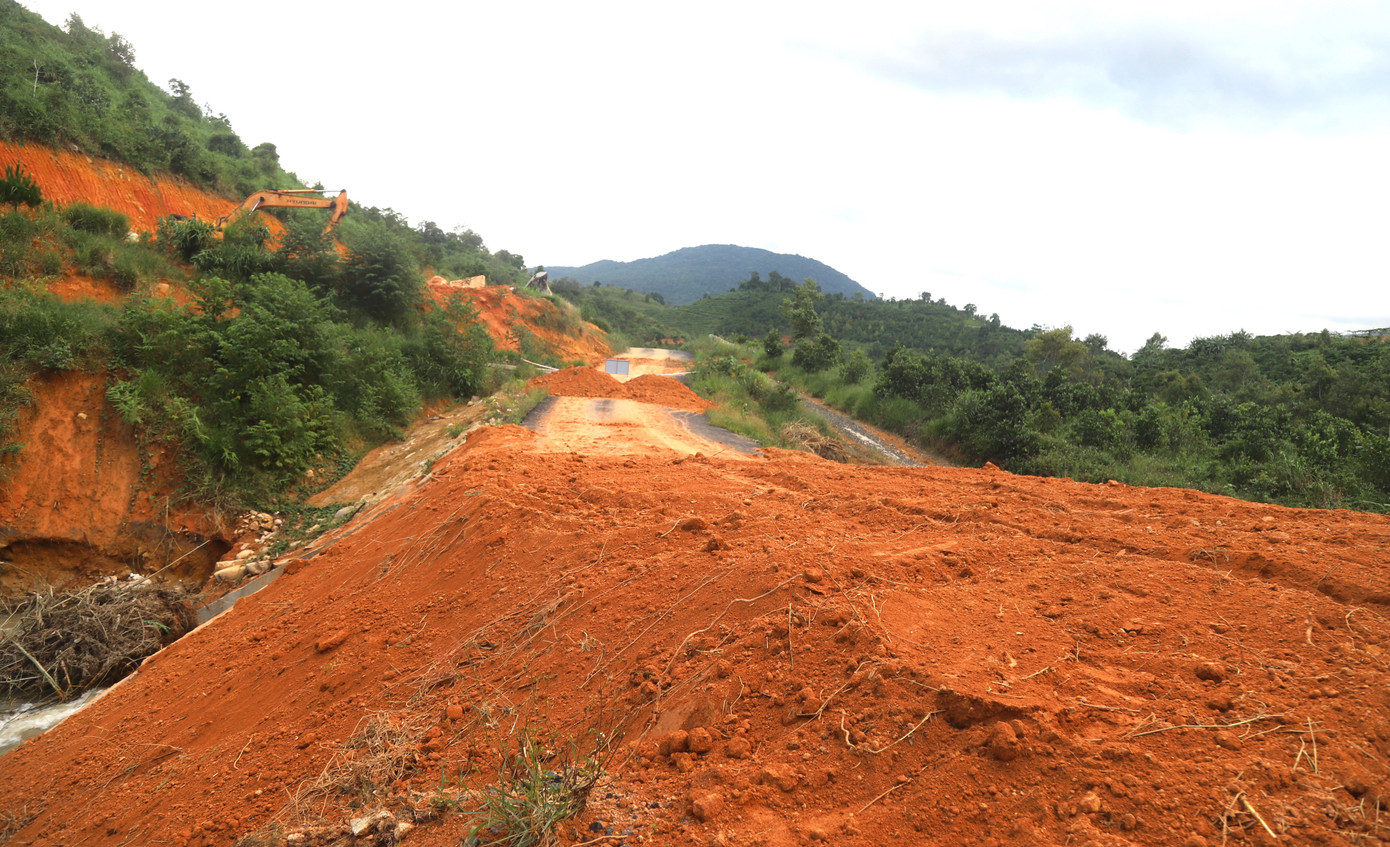 Một tuyến đường giao thông trên địa bàn huyện Bảo Lâm đang thi công. Ảnh minh hoạ Một tuyến đường giao thông trên địa bàn huyện Bảo Lâm đang thi công. Ảnh minh hoạ