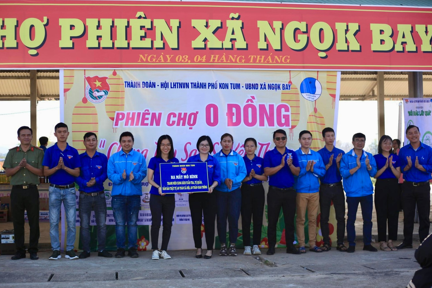 Ra mắt mô hình Thanh niên xung kích tuần tra, tự quản, đảm bảo trật tự an toàn xã hội, an toàn giao thông.