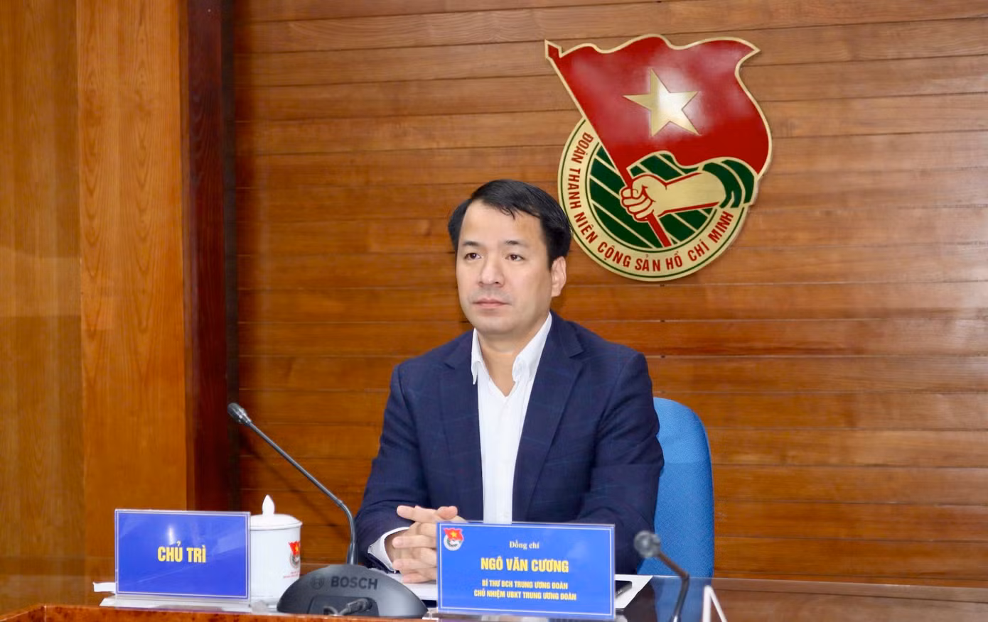Anh Ngô Văn Cương - Bí thư T.Ư Đoàn, Chủ nhiệm Ủy ban kiểm tra T.Ư Đoàn, chủ trì hội nghị trực tuyến. Anh Ngô Văn Cương - Bí thư T.Ư Đoàn, Chủ nhiệm Ủy ban kiểm tra T.Ư Đoàn, chủ trì hội nghị trực tuyến.