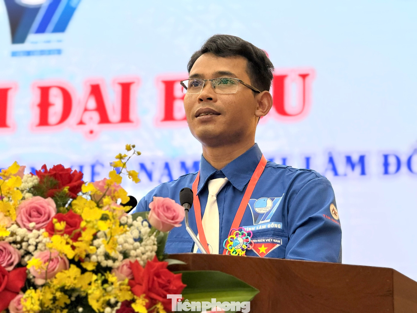 Anh Ndu Ha Biên - tân Chủ tịch Hội LHTN Việt Nam tỉnh Lâm Đồng khóa VII.