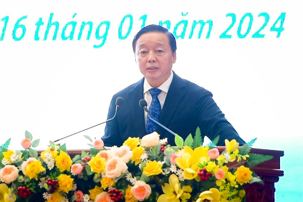 Phó Thủ tướng Chính phủ Trần Hồng Hà phát biểu tại buổi lễ