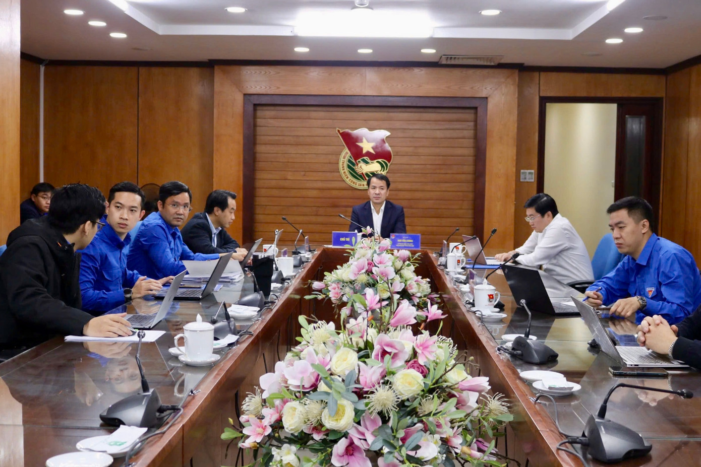 Toàn cảnh điểm cầu T.Ư Đoàn Toàn cảnh điểm cầu T.Ư Đoàn