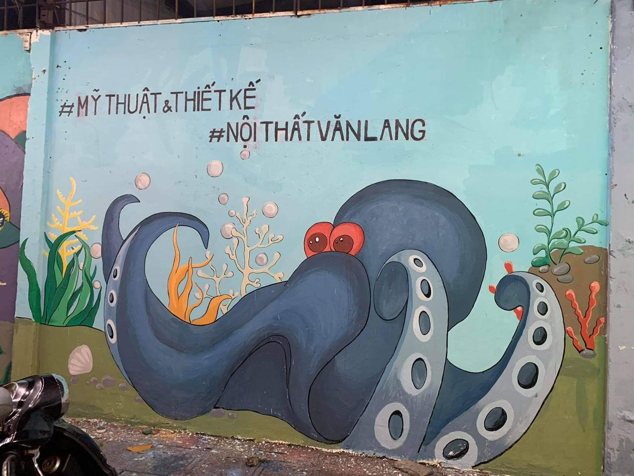 Hình ảnh “đánh dấu tên tuổi” của các “họa sĩ trẻ”.