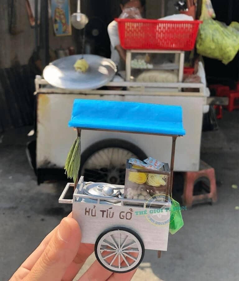 Món hủ tíu gõ quen thuộc.