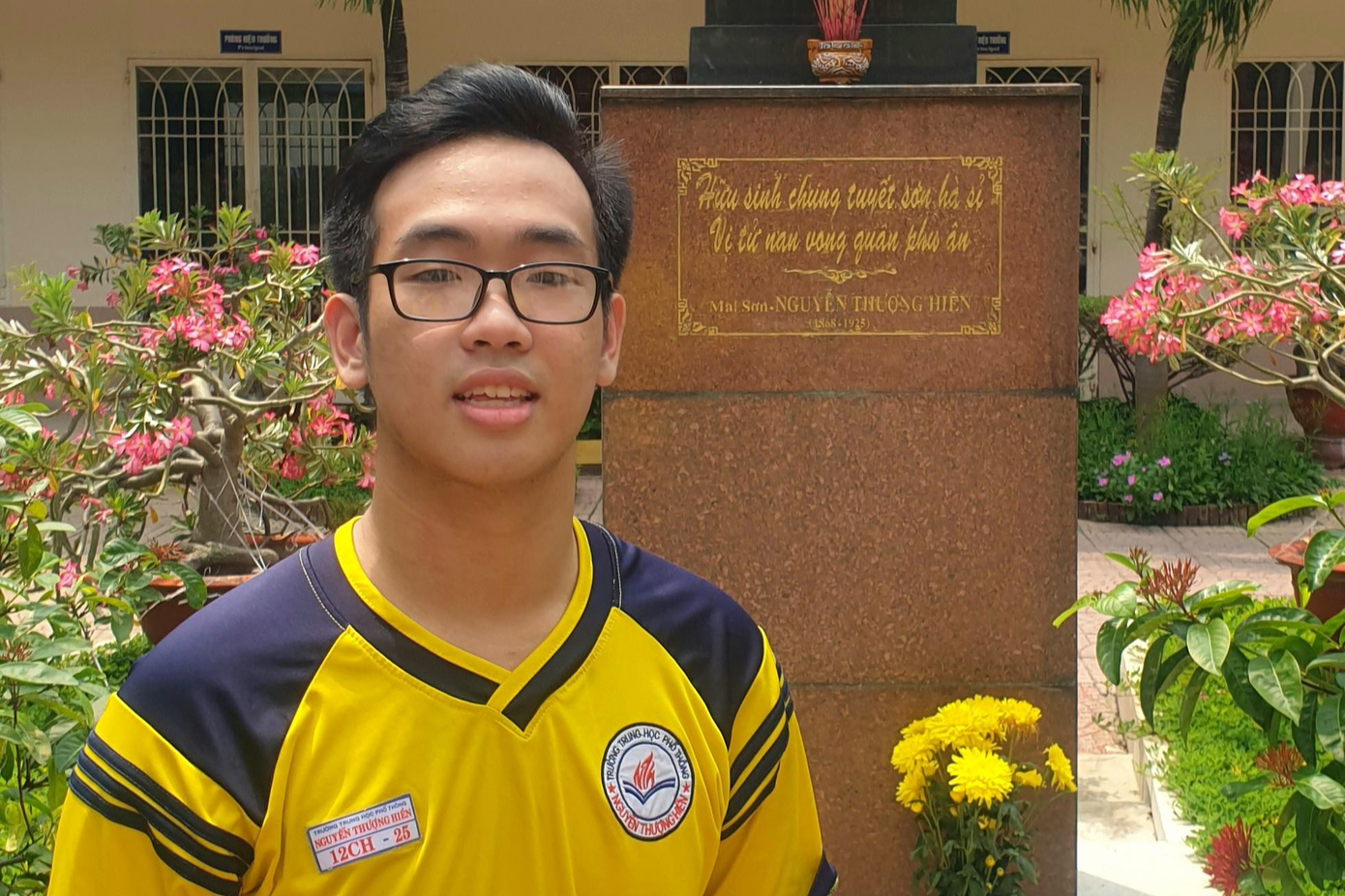 Quang Tuệ đã đặt nguyện vọng vào trường Đại học Công nghệ Thông tin - Đại học Quốc gia TP.HCM. Ảnh: NVCC Quang Tuệ đã đặt nguyện vọng vào trường Đại học Công nghệ Thông tin - Đại học Quốc gia TP.HCM. Ảnh: NVCC