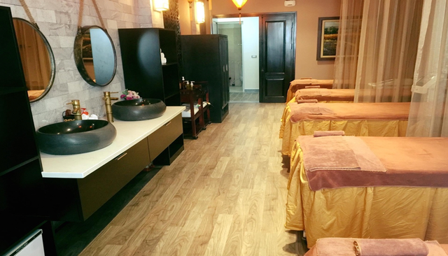 Phòng thực hành của khoa Chăm sóc sắc đẹp tại trường Cao đẳng Công thương Hà Nội. Ảnh: Trường Cao đẳng Công thương Hà Nội.