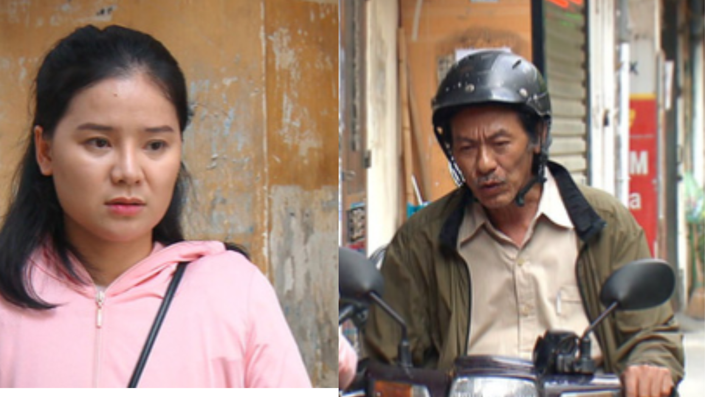 Ông Thành không vui khi con dâu coi thường nghề xe ôm. Ông Thành không vui khi con dâu coi thường nghề xe ôm.