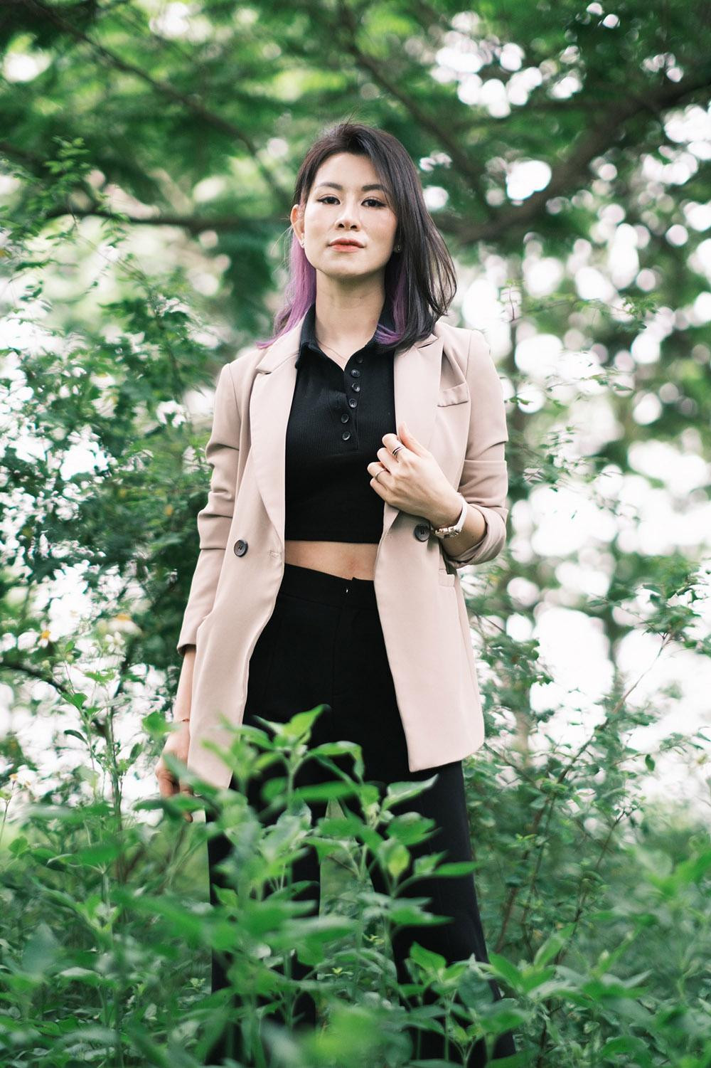 Diễn viên Lưu Huyền Trang.