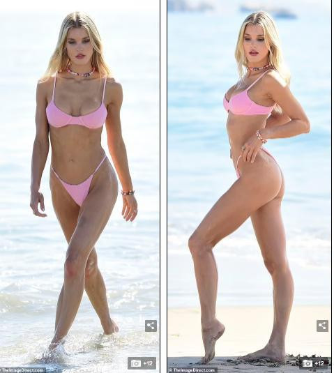 Sở hữu đường cong "rực lửa" và thần thái sexy gây mê, Joy Corrigan là lựa chọn của nhiều nhãn hàng nội y, áo tắm.