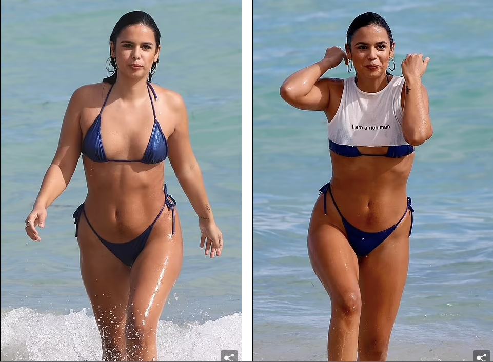 Người đẹp đến từ Puerto Rico diện bộ bikini nhỏ xíu, phô thân hình nảy nở "phồn thực".