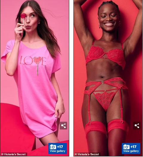 'Thiên thần nội y' Grace Elizabeth (trái) và Mayowa Nicholas - người mẫu thời trang người Nigeria