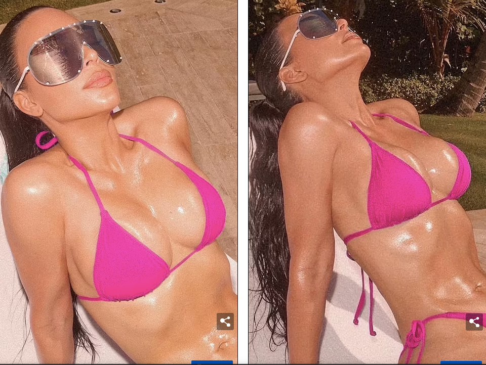 Những hình ảnh "đốt mắt" fan này được chụp trong kỳ nghỉ đầu năm mới ở Bahamas cùng tình trẻ Pete Davidson.