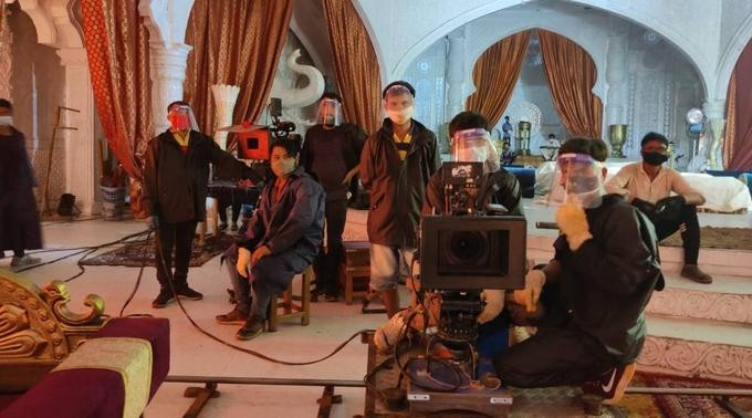 Một đoàn phim ghi hình ở Mumbai đầu năm. Ảnh: Indianexpress. Một đoàn phim ghi hình ở Mumbai đầu năm. Ảnh: Indianexpress.