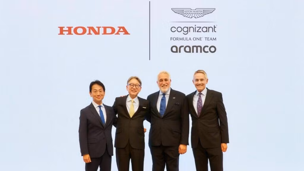 Honda sẽ hợp tác cùng Aston Martin tại giải đấu F1 năm 2026. Honda sẽ hợp tác cùng Aston Martin tại giải đấu F1 năm 2026.