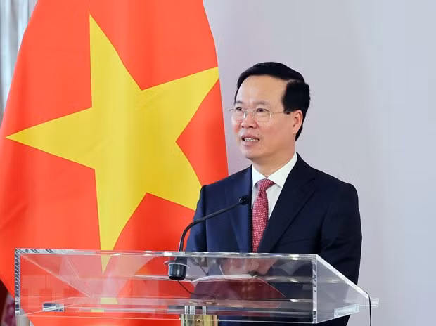 Chủ tịch nước Võ Văn Thưởng. (Ảnh: Thống Nhất/TTXVN) Chủ tịch nước Võ Văn Thưởng. (Ảnh: Thống Nhất/TTXVN)