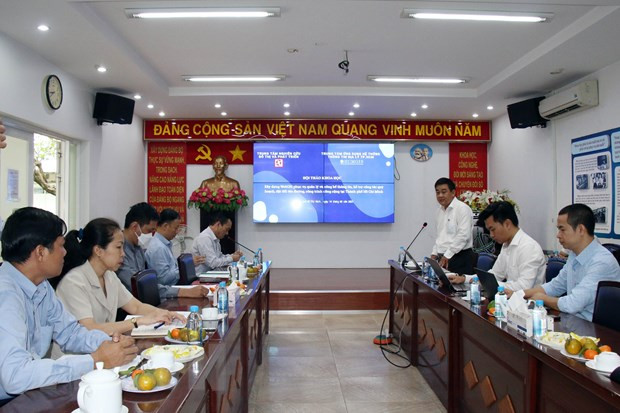 Quang cảnh hội thảo. (Ảnh: Tiến Lực.TTXVN).