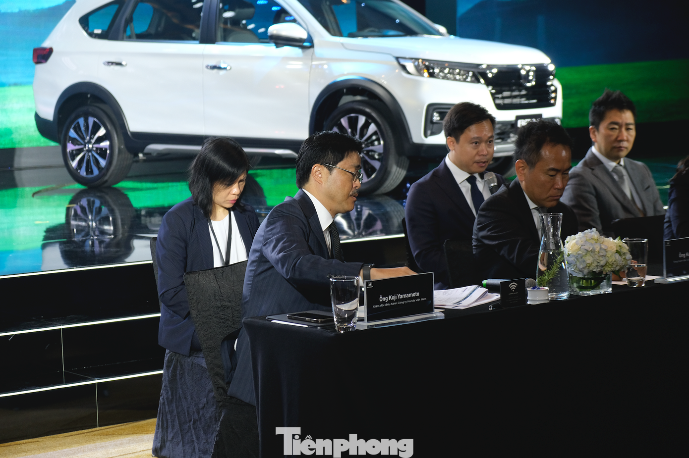 Đại diện Honda Việt Nam phát biểu về chiến lược điện khí hóa.