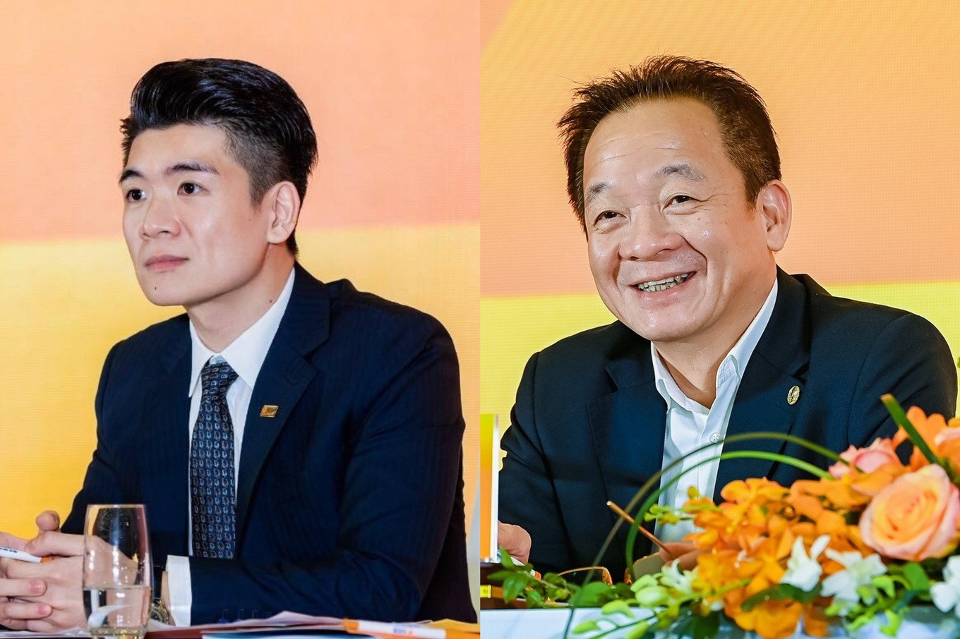 Ông Đỗ Quang Vinh (bên trái) và ông Đỗ Quang Hiển (Ảnh: SHB). Ông Đỗ Quang Vinh (bên trái) và ông Đỗ Quang Hiển (Ảnh: SHB).