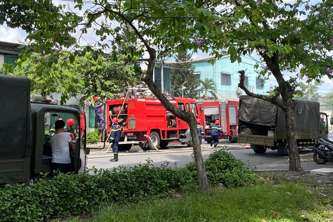 Hiện trường vụ cháy.