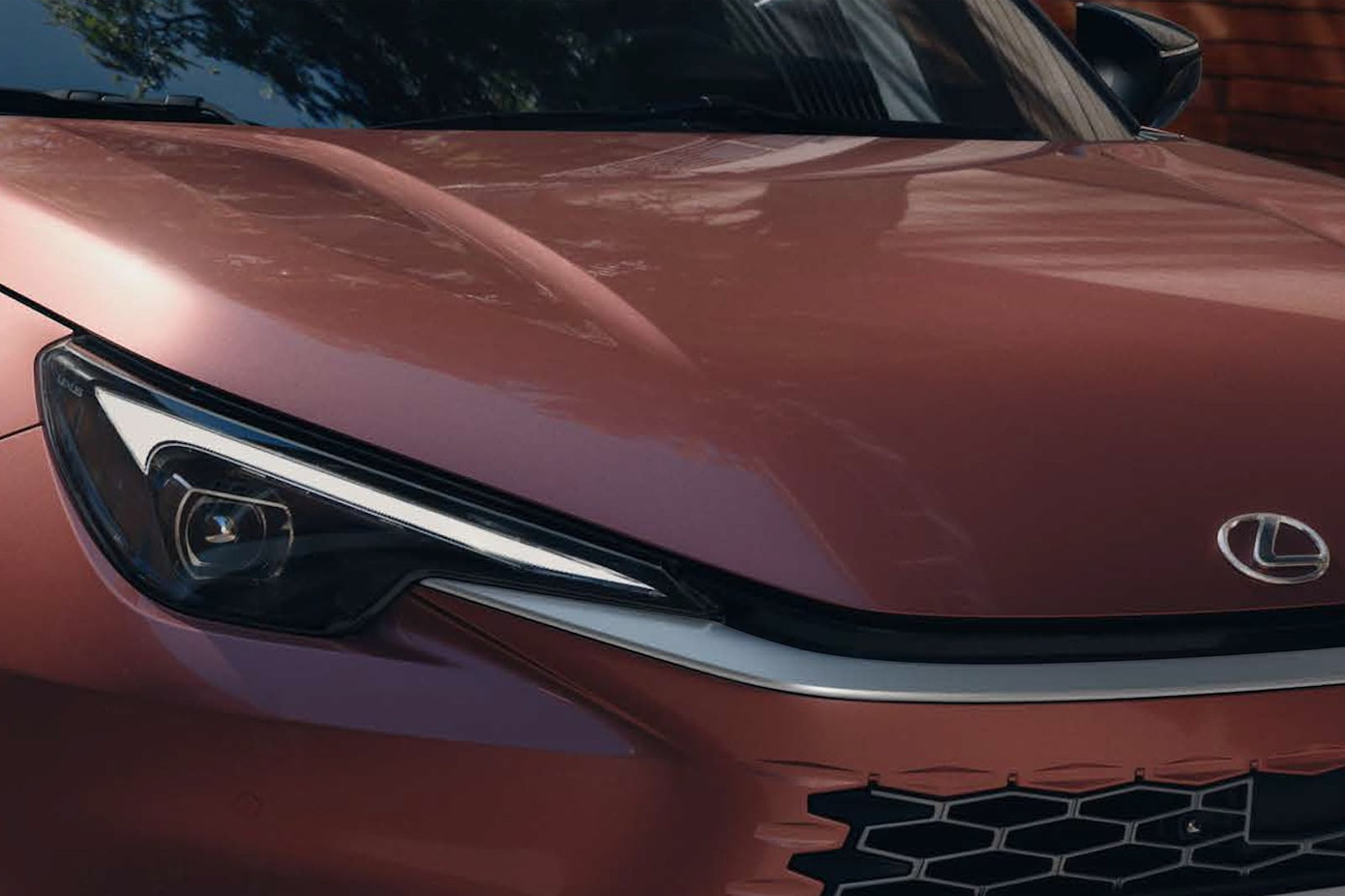 Phần đầu của Lexus LBX.