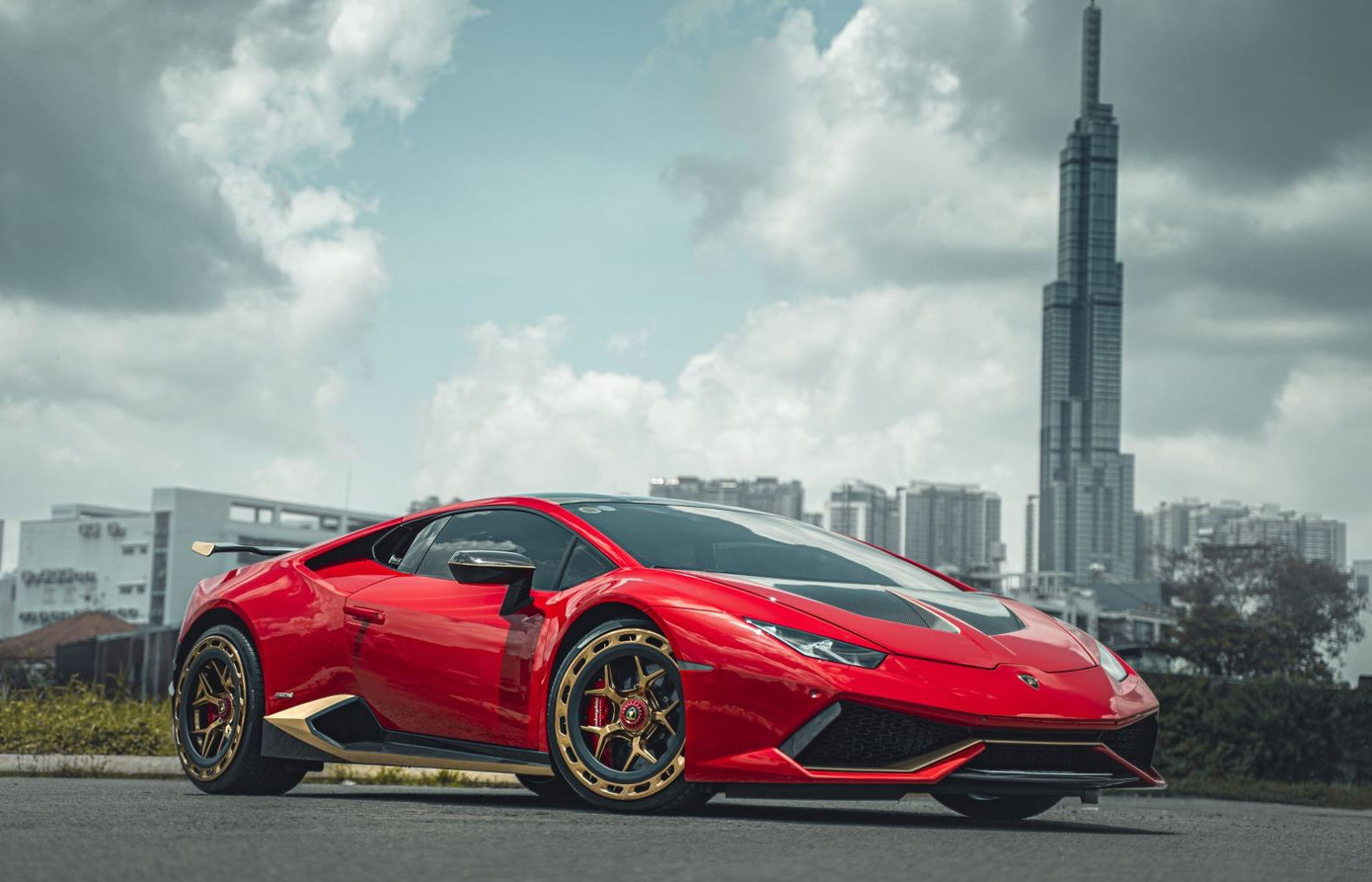 Lamborghini Huracan LP610-4 của đại gia Nguyễn Quốc Vũ. Lamborghini Huracan LP610-4 của đại gia Nguyễn Quốc Vũ.